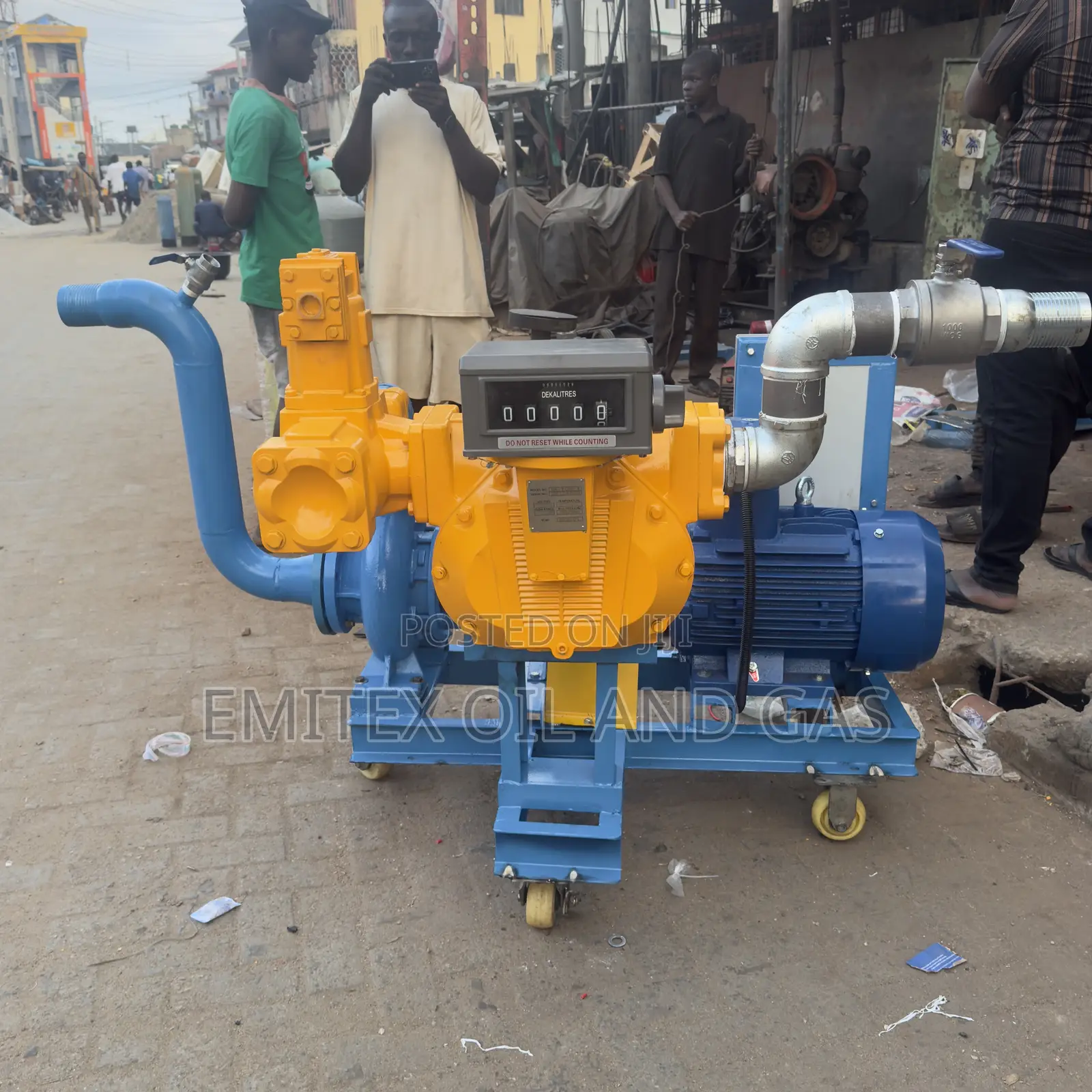 4” X 3” Bolton Pump Coupled With 4” Flow Meter