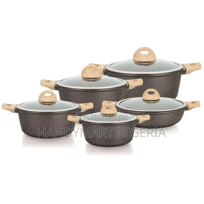 Premium MBH 10-Piece Granite Cookware Set 30% DISCOUNT