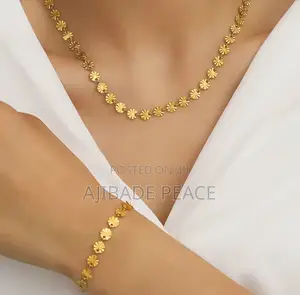 Non-Tarnish Necklace Plus Bracelet