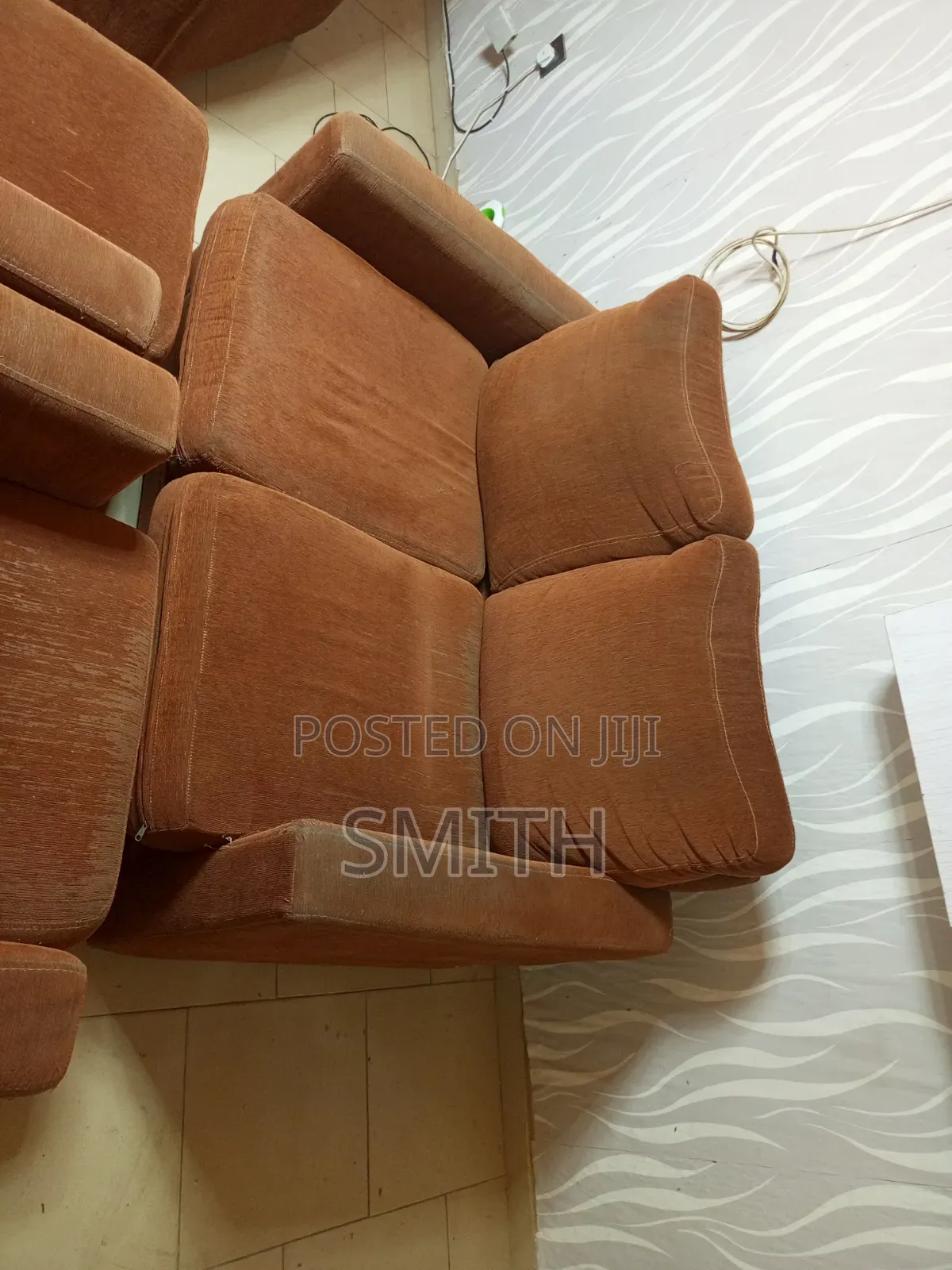 4 Seater Fabric Chair