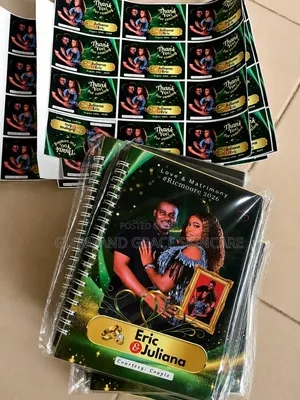 Printed Jotter and Sticker