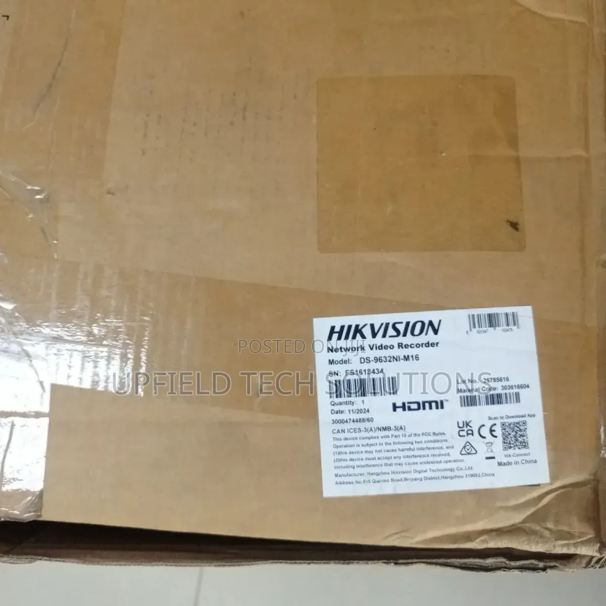 Enterprise-Level HIK 32ch NVR (16 SATA)