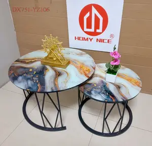 Center Table With Marble Top