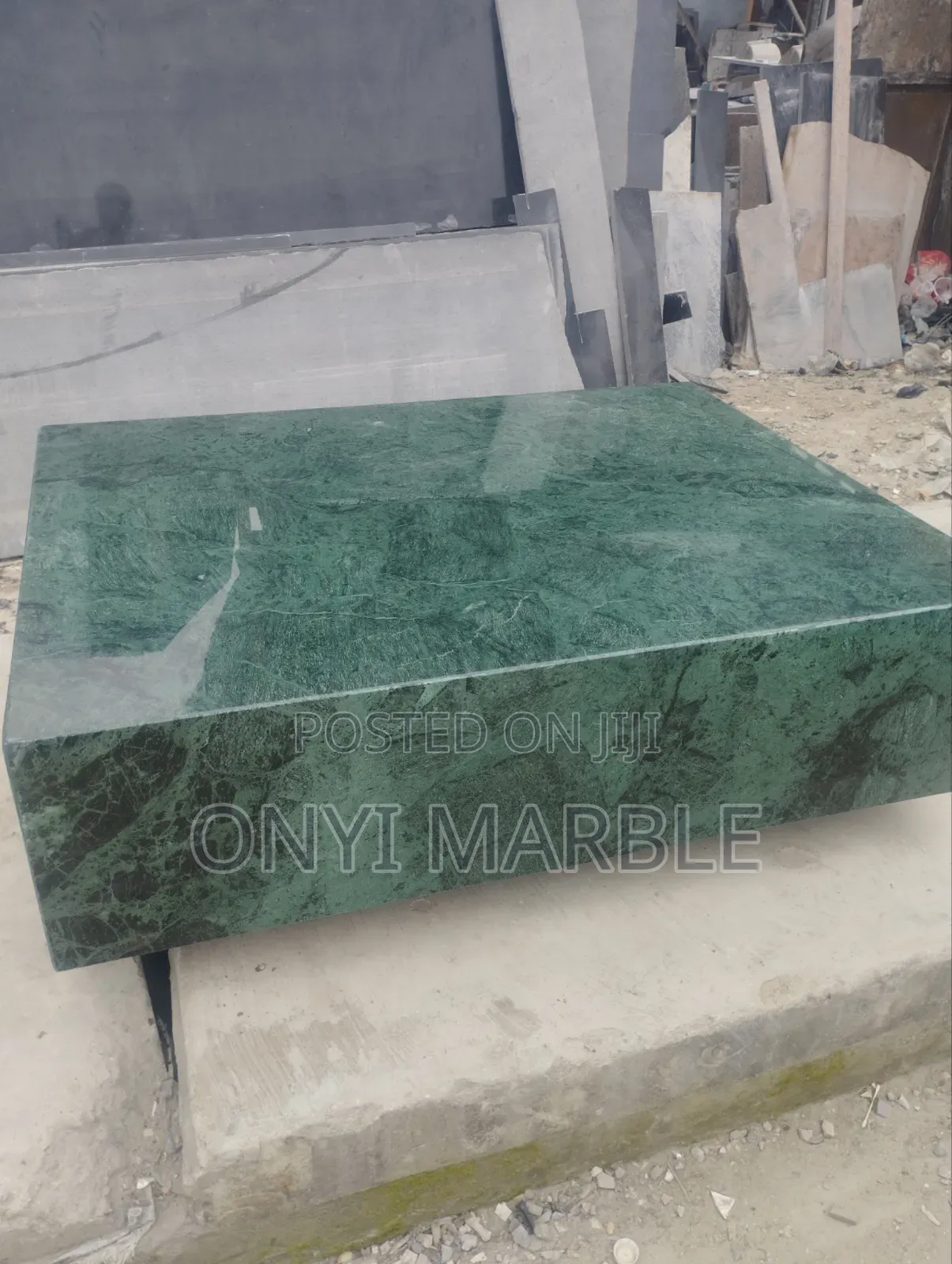 Green Marble Table