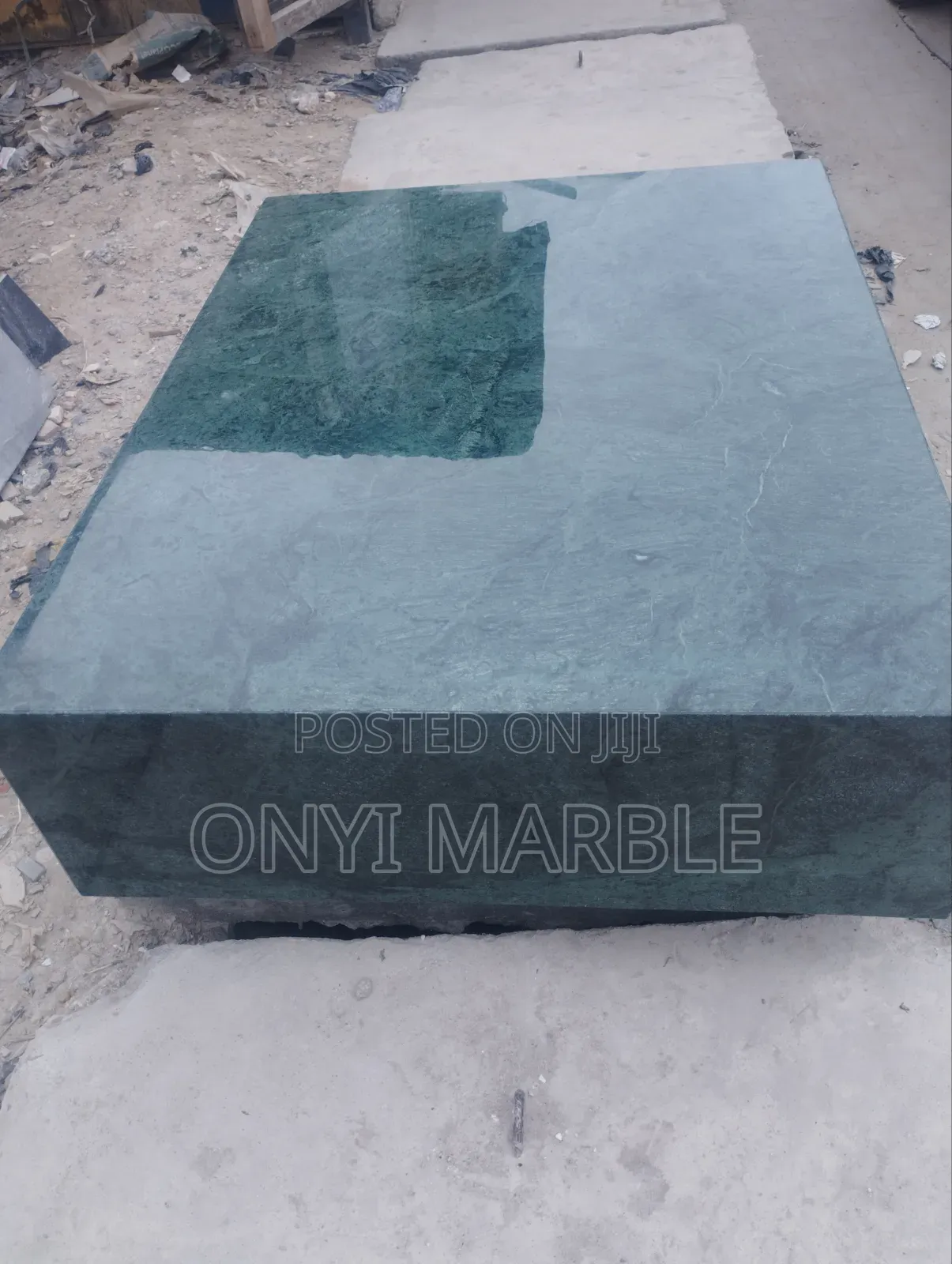 Green Marble Table