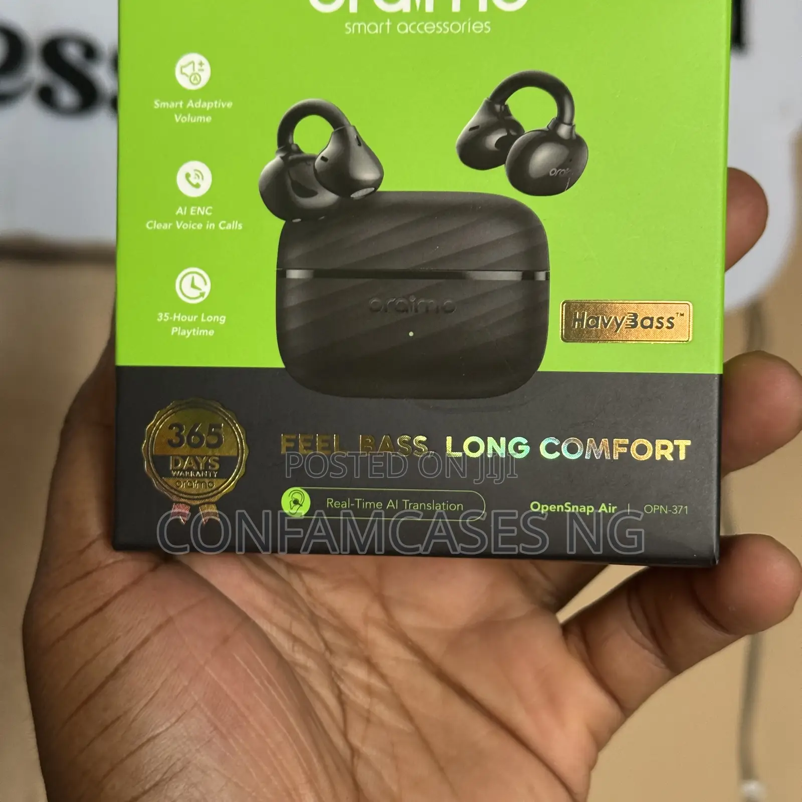 Oraimo OpenSnap Air Open-Ear True Wireless Earbud