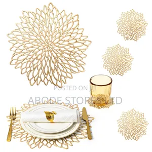 6 PCS Dining Place Mats and Coaster Set