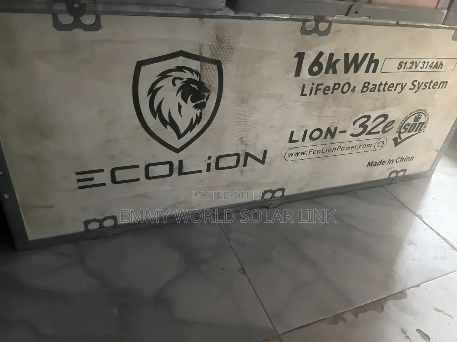 Solar Battery ECOLION 16kwh
