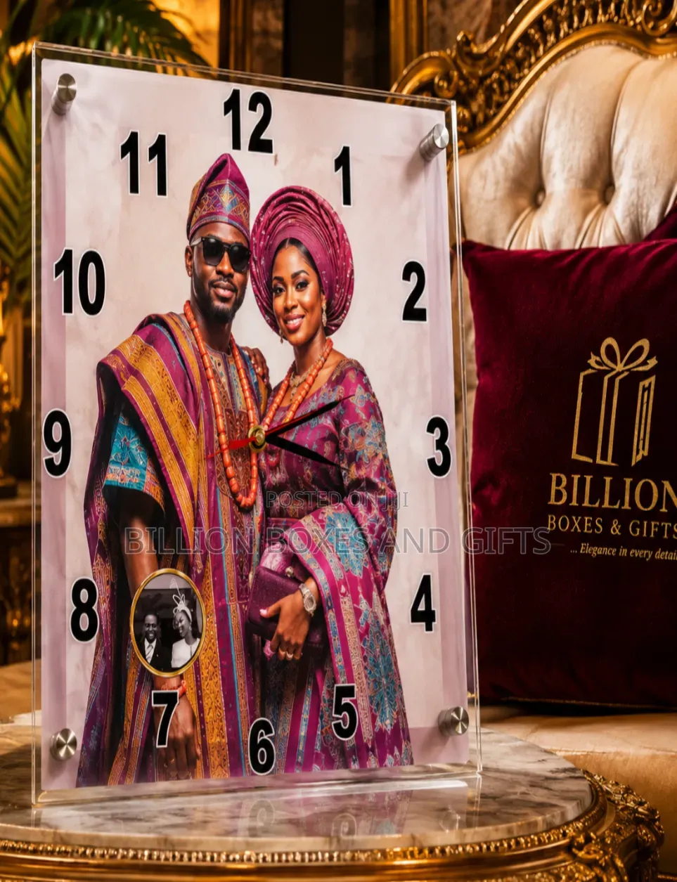 Luxury Wall Frame With Clock