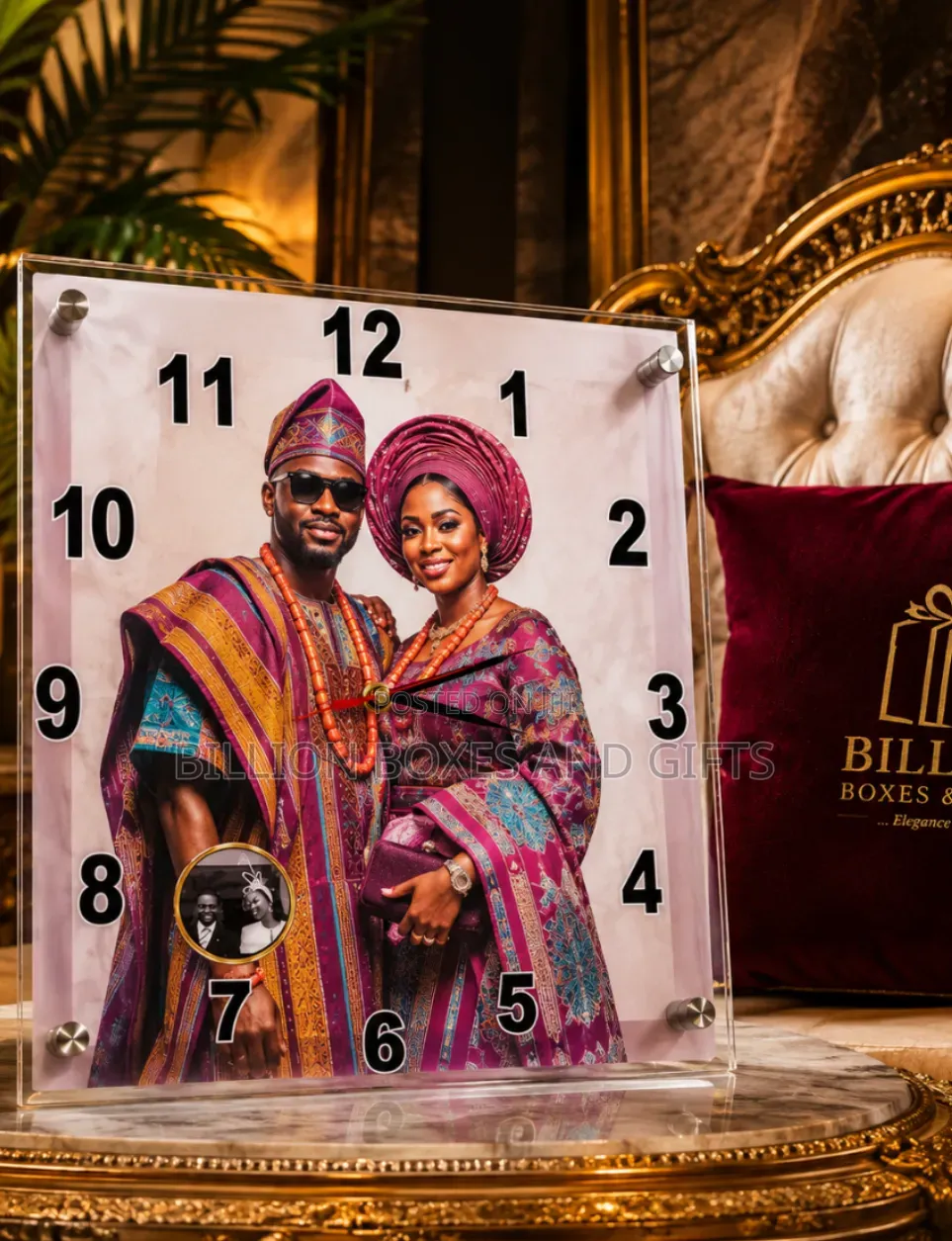 Luxury Wall Frame With Clock