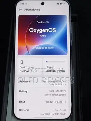 New OnePlus 15 512 GB Purple