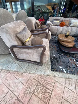 Stunning Contemporary Sofa Set With a Center Table.