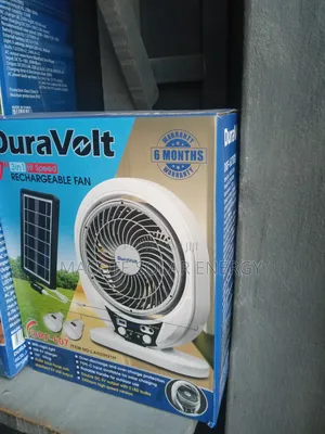 7 " Duravolt Solar Table Fan