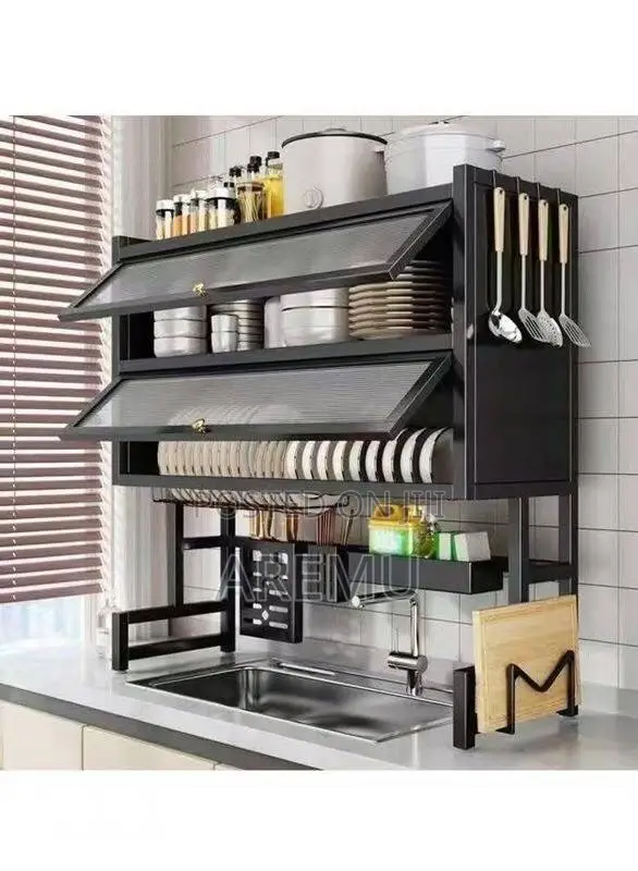 Double Layer Over the Sink Plate Rack Size: 65cm