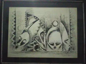Framed Original Wall Painting – Beautiful Home Decor