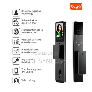 3d Face Recognition Smart Door Lock With Camera and Fingerprint