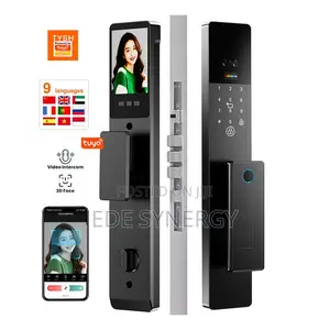 3d Face Recognition Smart Door Lock With Camera and Fingerprint