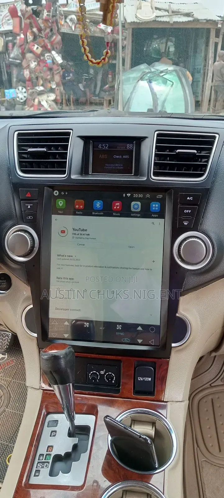 Toyota Highlander Android Tesla Headunit for (2008-2012) Model