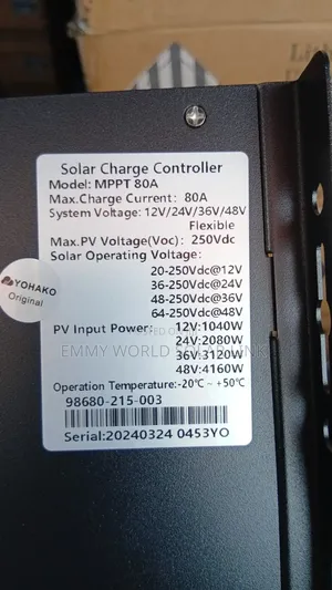 Solar Charge Controller  YoHAkO 80a