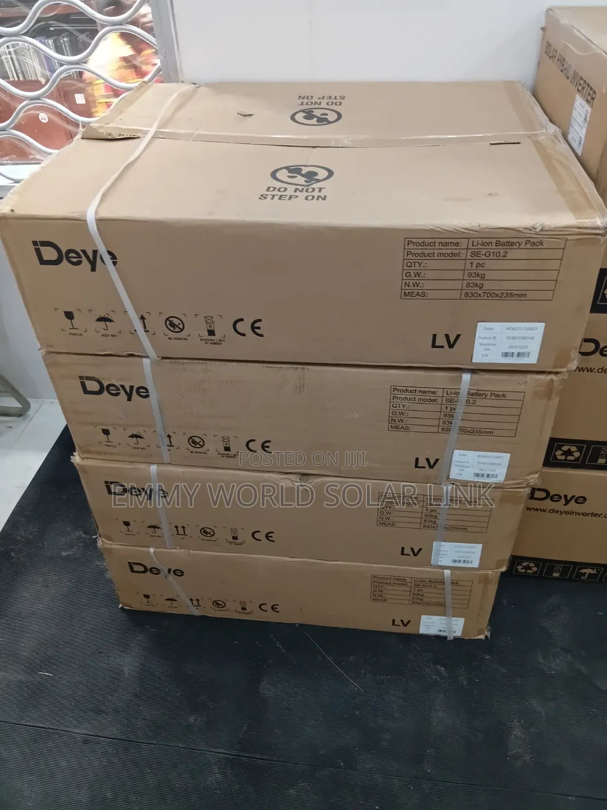 Solar Battery 16kwh Lithium Deye