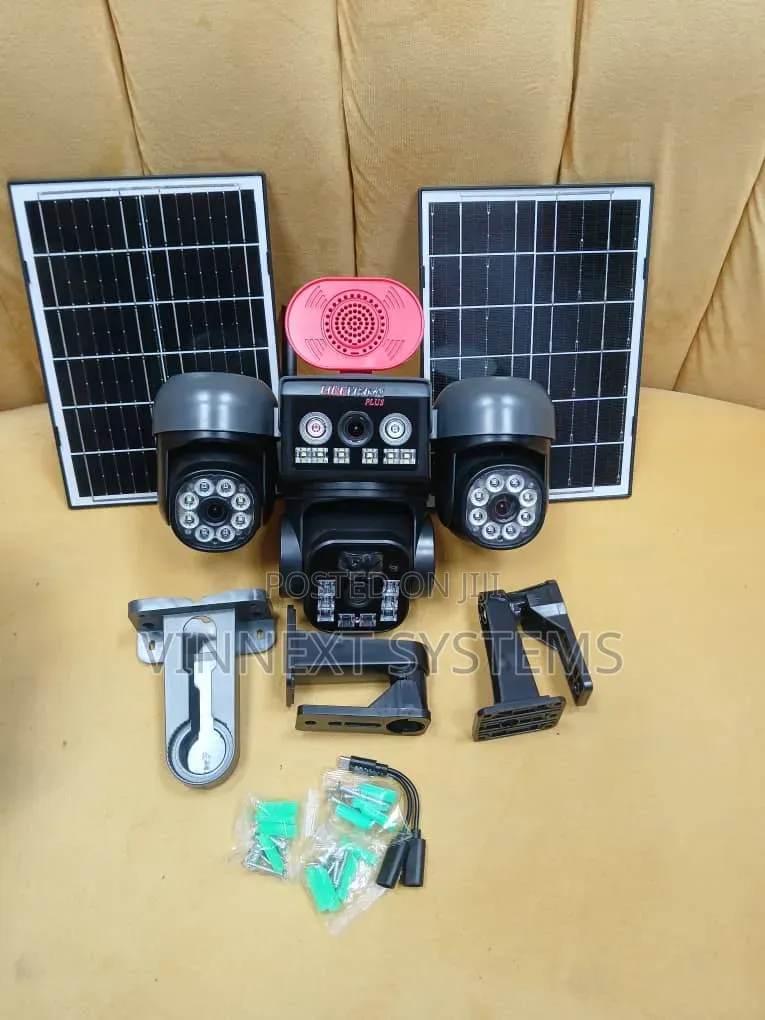 Dual Solar Panels Camera