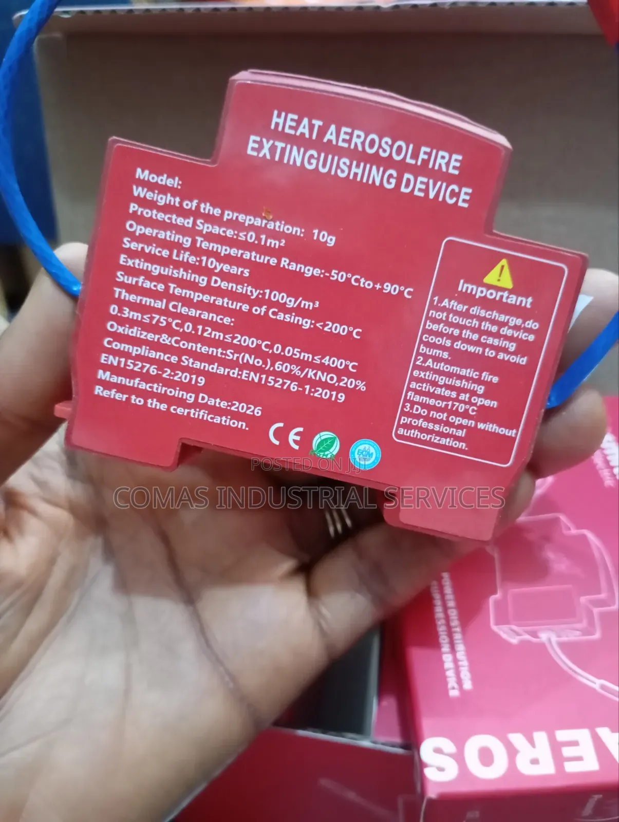 10g Automatic Heat Aerosol Fire Extinguisher