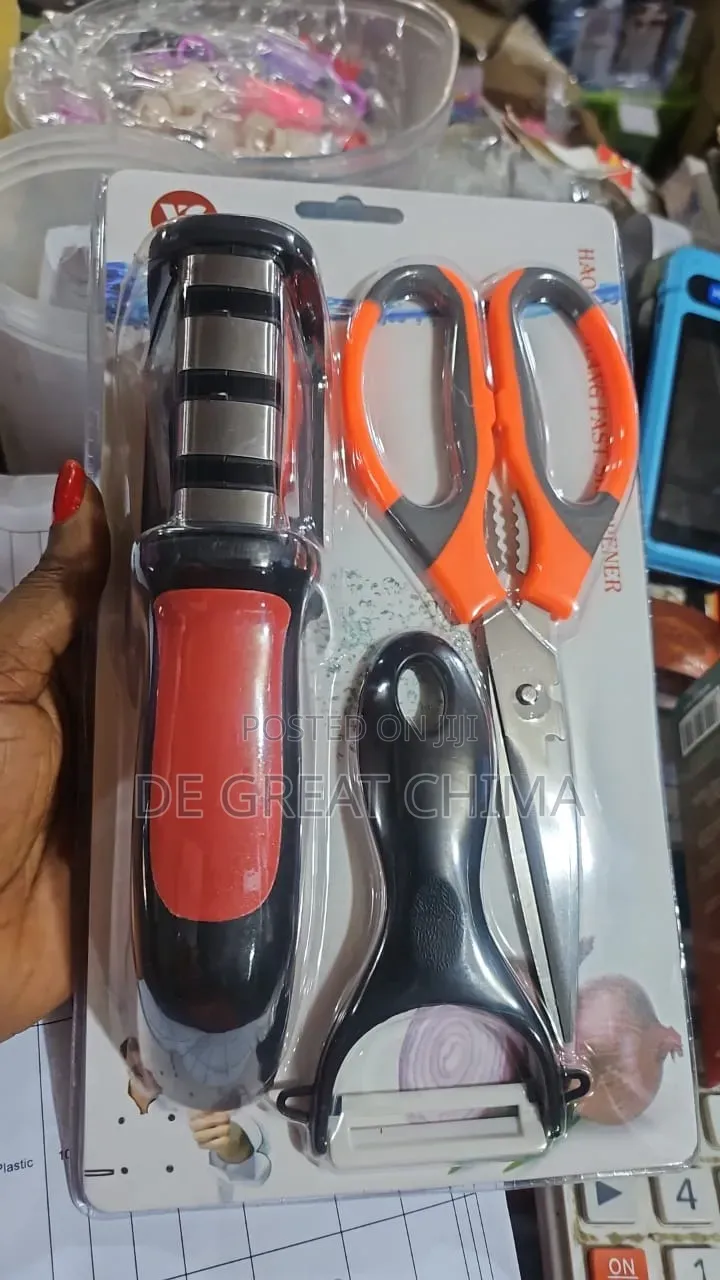 Knife Sharpener With Scissors