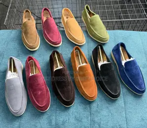 Loro Piana Summer Charms Walk Suede Loafers  NOW AVAILABLE IN STORE