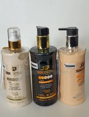 SkinDoctor Paris Body Lotion 400ml – Gold, Gluta Glow & Carrot