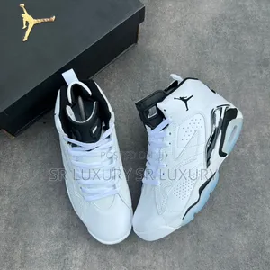 Premium Air Jordan 6 High-Top Sneakers
