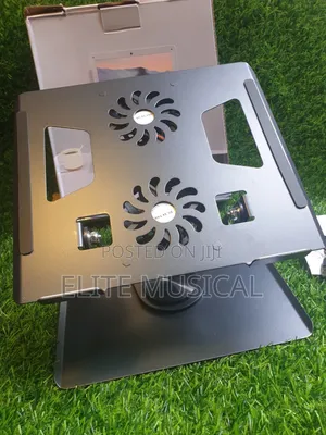 Yl-906 Adjustable Aluminum Laptop Stand With Cooling Fan