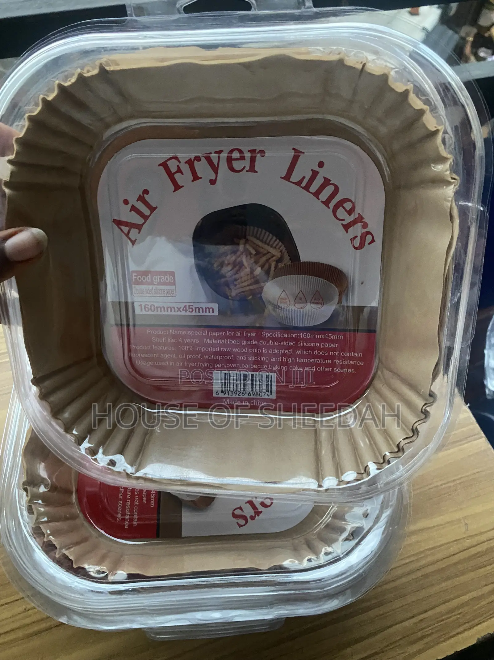 Disposable, Parchment Paper Air Fryer Liners (50pcs)