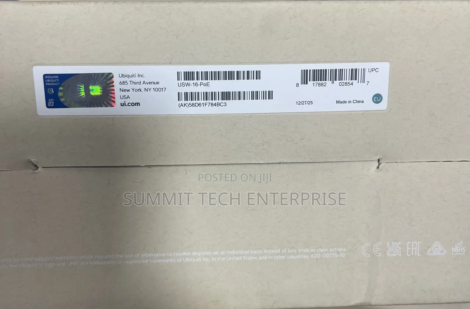 Unifi 16port Poe Switch - Usw-16-Poe