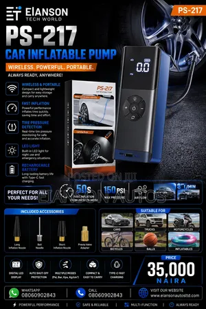 Car Wired and Wireless Inflatable Pump