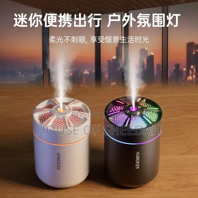P Rtable Mini Ultrasonic Humidifier and Diffuser for Car /Home