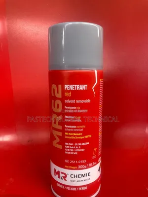 MR Chemie MR 62 Red Solvent Removable Penetrant Spray (NDT).