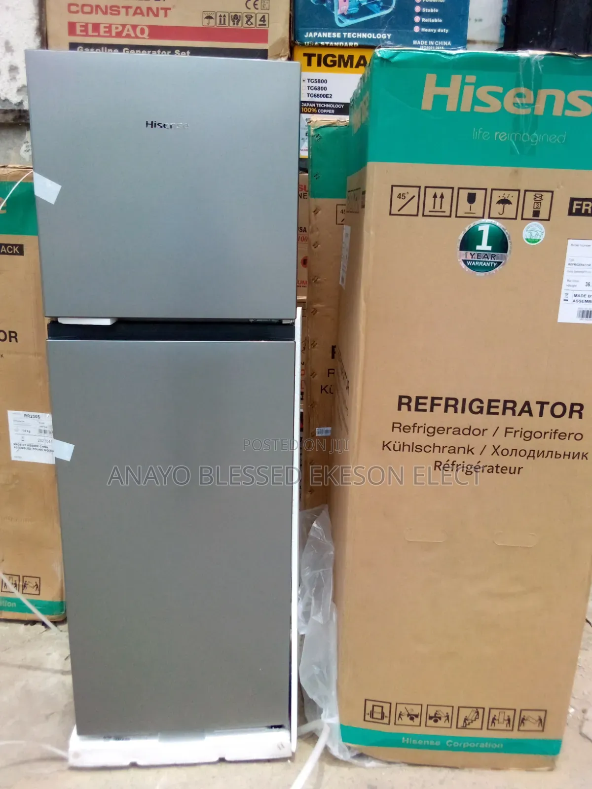 Hisense Fridge Double Door Big Size