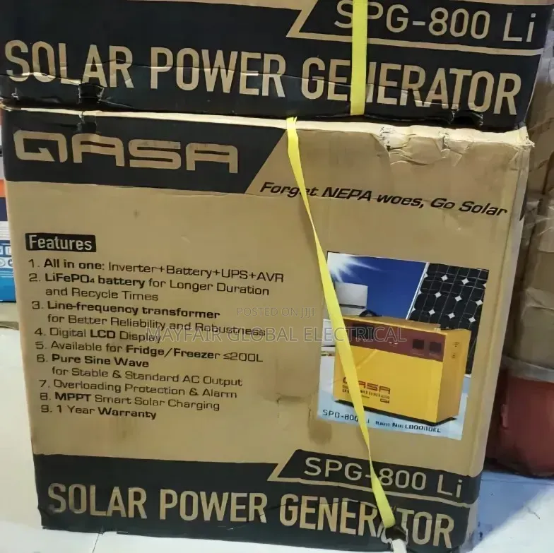 SPG-800 Li Solar Power Generator With 2panels