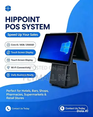 Hippoint POS System Touchscreen All-in-One Point-of-Sale Pos Terminal