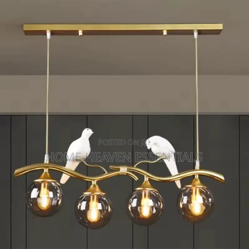 Modern Dining Room Kitchen Chandelier Creative Minimalist Bird Light