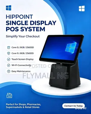 Hippoint Single Display POS System All-in-One Checkout Pos Terminal
