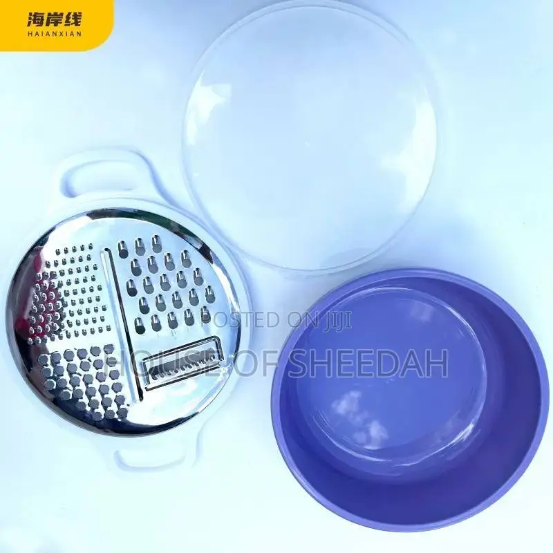 Plastic Basin With a Multi-Purpose Grating Lid.