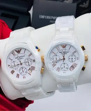 Emporio Armani Quality Men Chain Strap Wristwatch