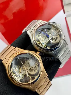 Cartier Quality Luxury Men Automatic Engine Wristwatch
