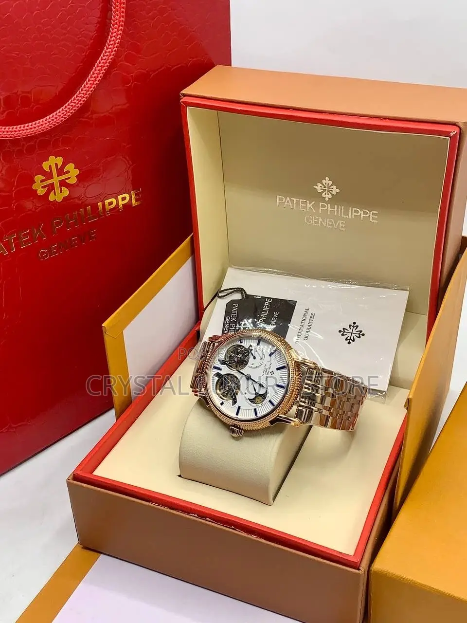 Patek Philippe Quality Luxury Men Automatic Engine Wristwatch