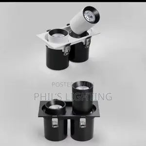 Square Anti-Glare COB Spotlights Recessed LED Downlight