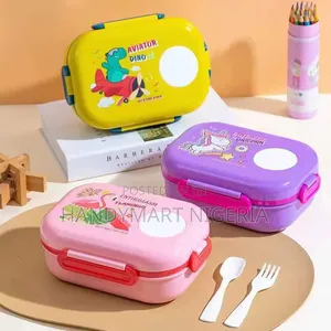 Cartoon-Themed Kids' Bento Lunch Box