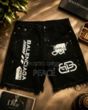 Unisex Baggy Short Jeans