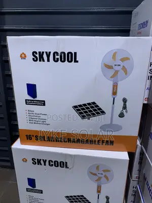 16 Inches Skycool  Solar Rechargeable Fan