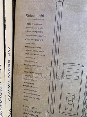 Africell Solar Street Light